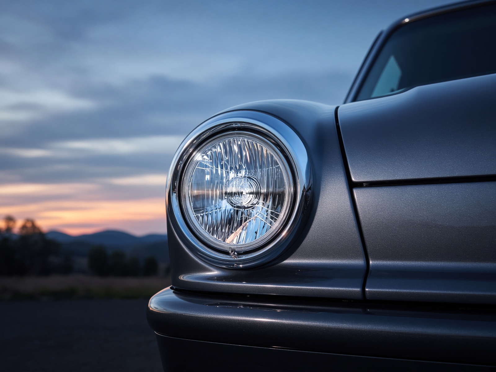 Crystal-clear restored headlights